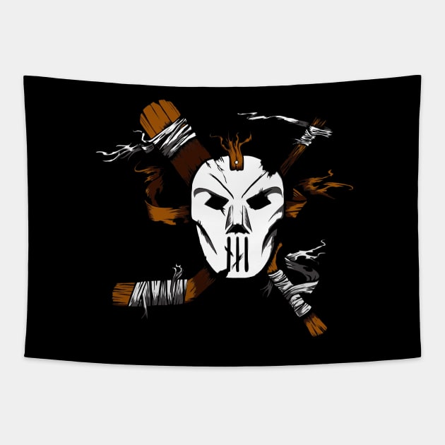 Masked Chaos Tapestry by TwistMedia