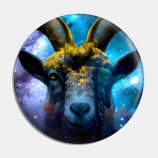 Painted Goat Pin