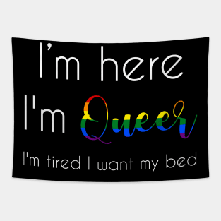 I'm here, I'm queer Tapestry