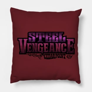steel vengeance cedar point Pillow