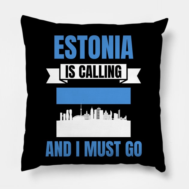 Estonia Pillow by footballomatic