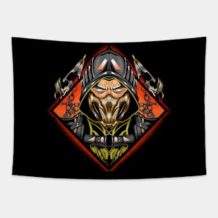 Hells ninja Tapestry