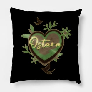 Ostara Nature Heart Design Pillow