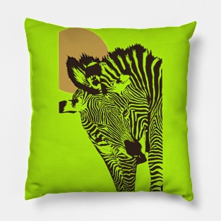 The two zebras confusion Pillow