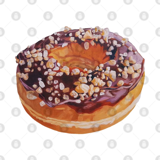 Salted Caramel Donut painting by EmilyBickell