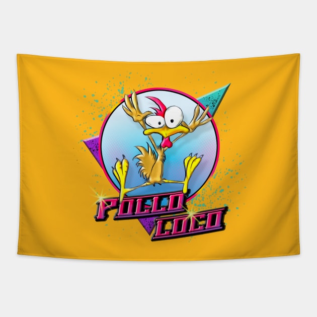 Pollo Loco Tapestry by Digitanim8tor