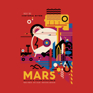 NASA Mars Travel Tour T-Shirt