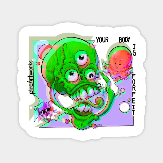 YBIF Disco Hulkish Variant Magnet by LookItsPineappl