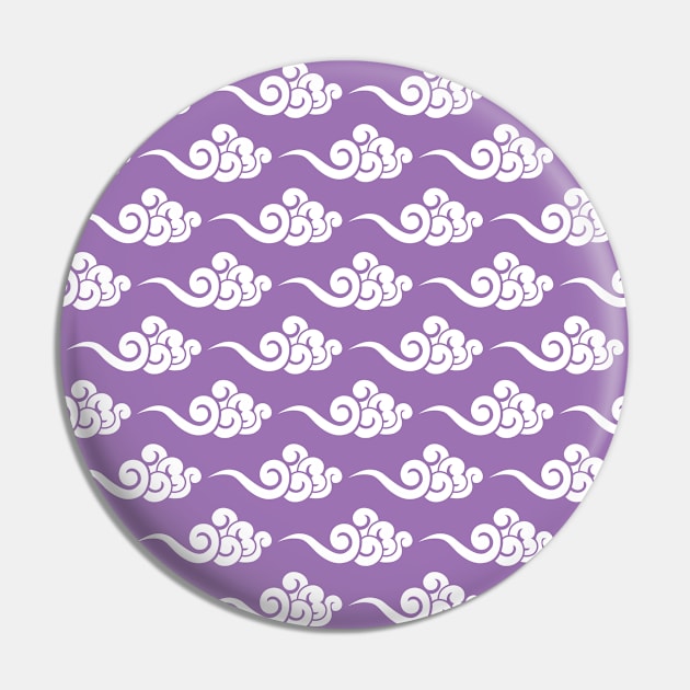 Chinese Clouds Pattern on Purple Background Pin by Ayoub14
