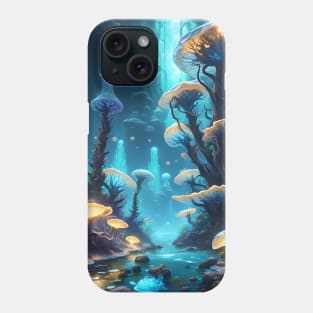 Amoebas landscape Phone Case