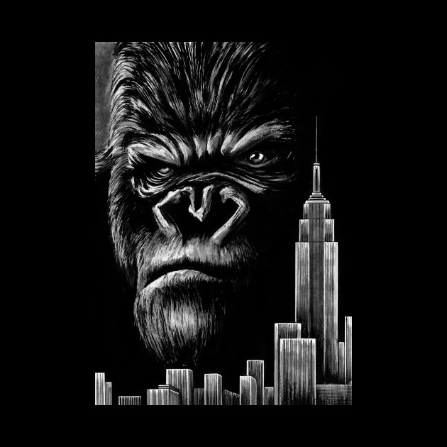 King Kong - Inktober 2019 - King Kong - Phone Case