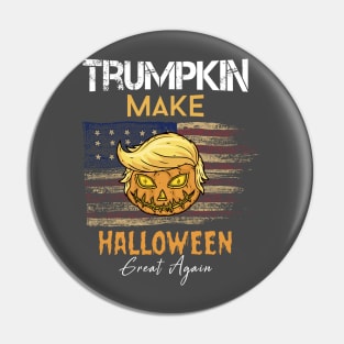 Trumpkin Make Halloween Great Again Gift Pin