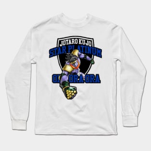  JoJo's Bizarre Adventure Stardust Crusaders Star Platinum Long  Sleeve T-Shirt : Clothing, Shoes & Jewelry