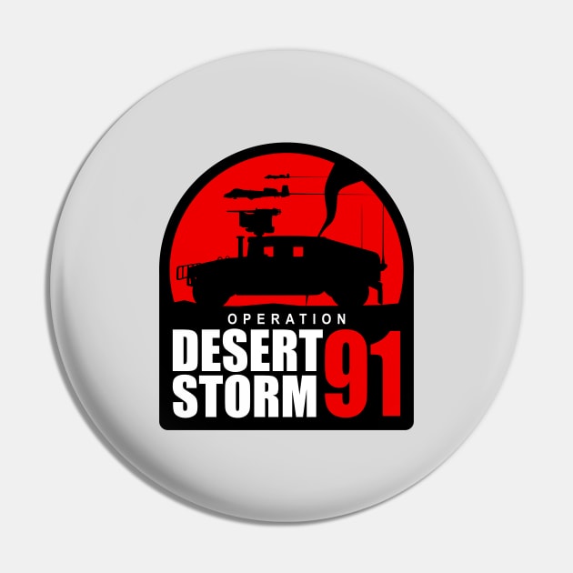 Operation Desert Storm 91 Pin by TCP