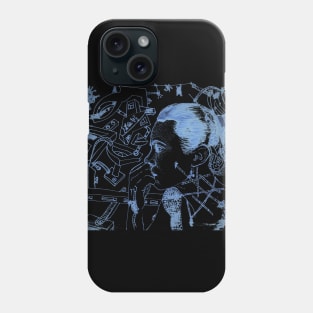 blue travels Phone Case