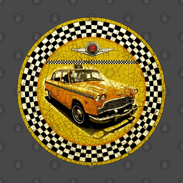 Checker Taxi by Midcenturydave