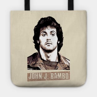 John J. Rambo | Sylvester Stallone || Vintage 80s Movie Tote