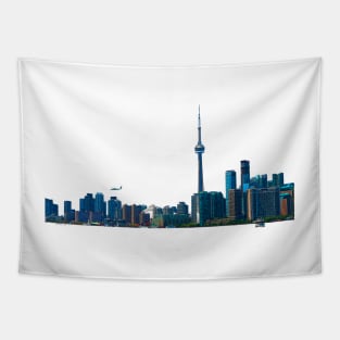 Toronto Skyline Graphic with Rogers Centre Tapestry