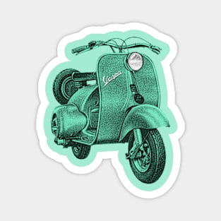 Vintage Vespa Magnet