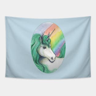 Rainbow unicorn Tapestry