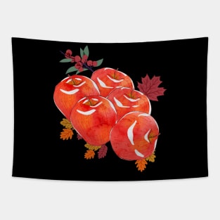 Fall Beautiful Apple Tapestry