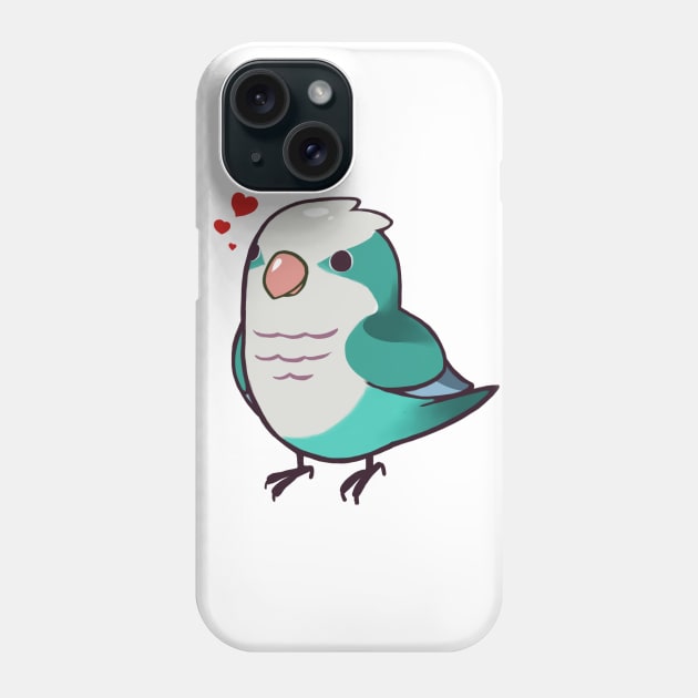 Quaker Parrot 3 Phone Case by Shemii