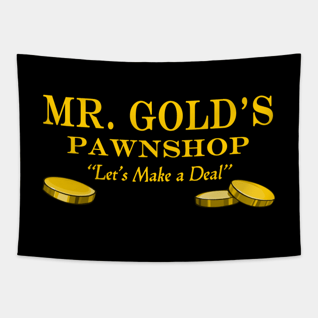 Mr. Gold's Pawnshop Tapestry by klance