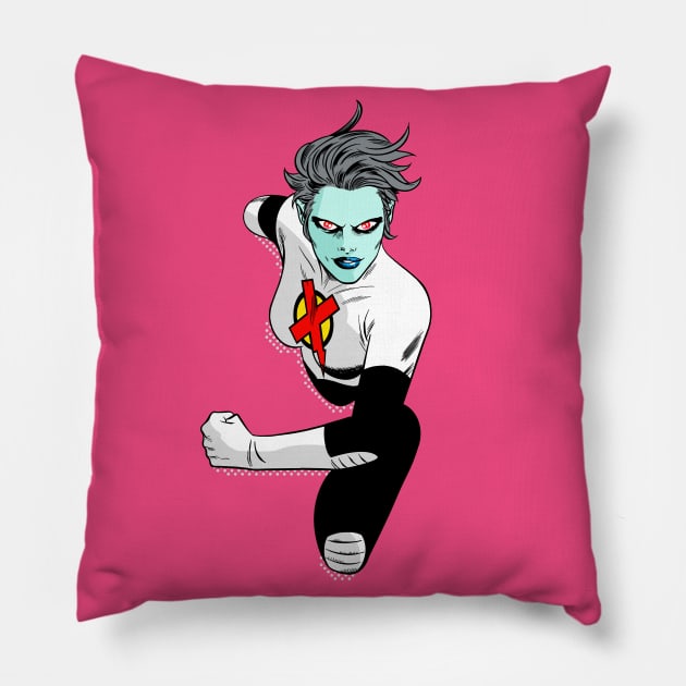 Dead Girl Pillow by dumb stuff, fun stuff