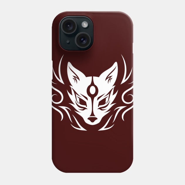 Amaterasu Mask Phone Case by LoShimizu