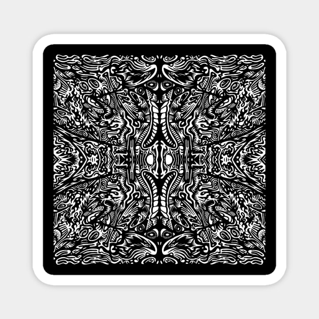 Vagabond Abstract Design #002 Magnet by VagabondTheArtist