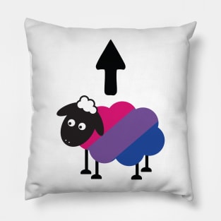 Bisexual Sheep Of The Family LGBT Pride Pillow