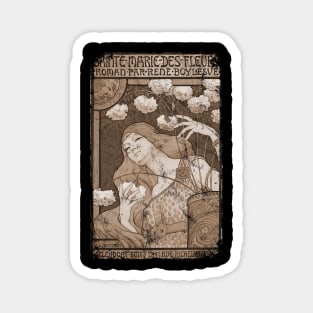 Art Nouveau - Paul Berthon Alphonse Mucha Vintage Fantasy Magnet