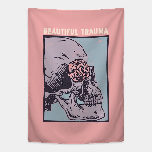 Beautiful Trauma Tapestry by JETBLACK369