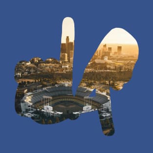 LA Hands, Dodger Stadium v3 T-Shirt