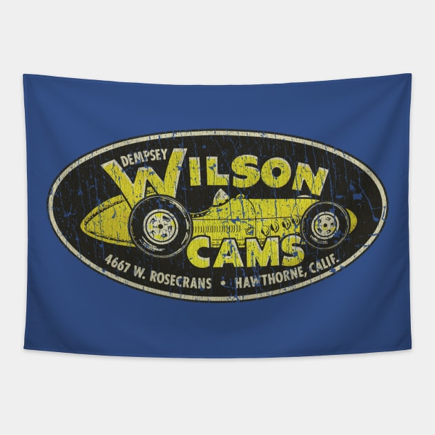 Dempsey Wilson Racing Cams 1963 Tapestry by JCD666