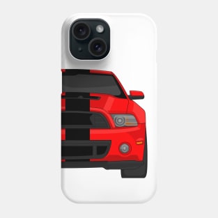 MUSTANG SHELBY GT500 RED Phone Case