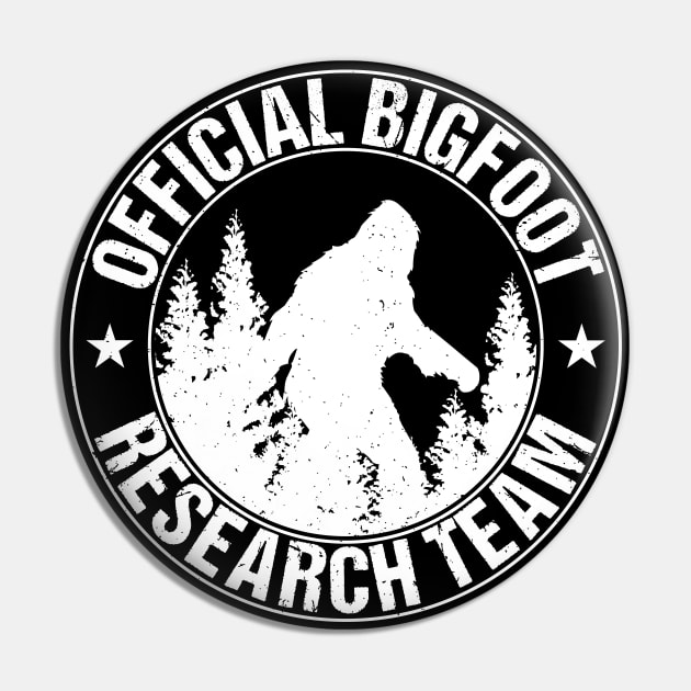 Bigfoot Research Team Pin by Tesszero