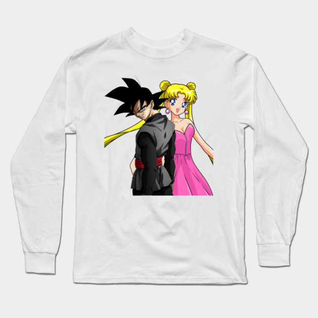 Son Goku Sailor Moon Goku Long Sleeve T Shirt Teepublic