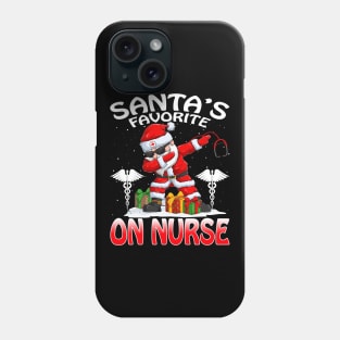 Santas Favorite On Nurse Christmas T Shirt Phone Case