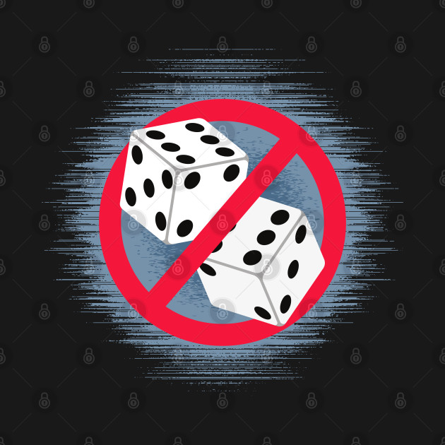 No Dice by Kenny The Bartender's Tee Emporium