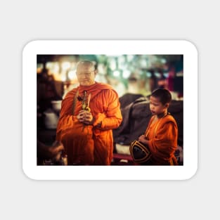 Monk and Little Monk Thailand Magnet