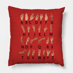 SIGN LANGUAGE TRAINING Pillow