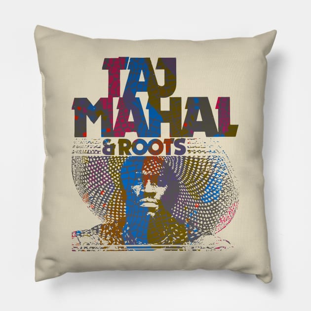 Taj Mahal Pillow by HAPPY TRIP PRESS