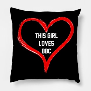 This Girl Loves BBC - Queen Of Spades Pillow