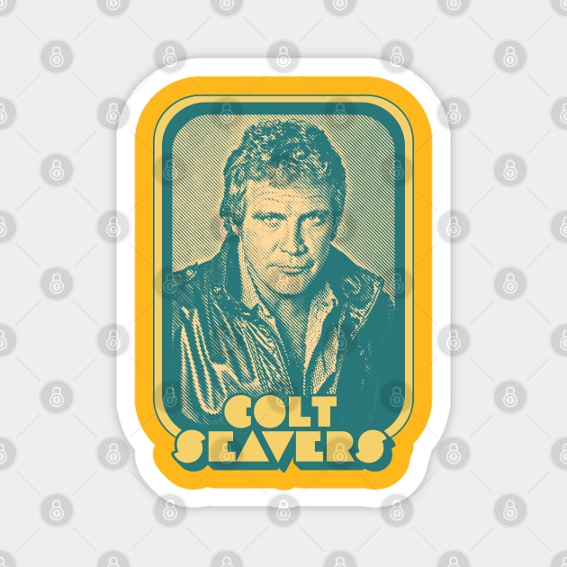 Colt Seavers / 80s TV Retro Design Magnet by DankFutura