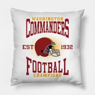 Washington Commanders Football Champions Pillow