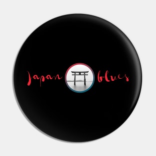 JAPAN BLUES (horizontal) Pin