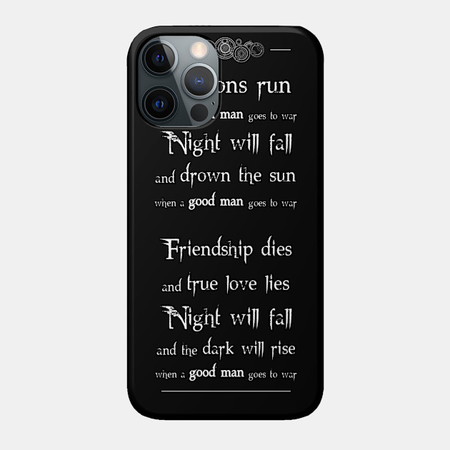 Demons run (white) - Doctor Who - Phone Case