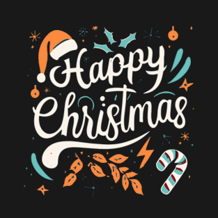 Happy Christmas Art T-Shirt