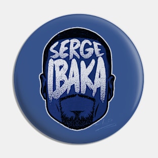 serge ibaka player silhouette Pin